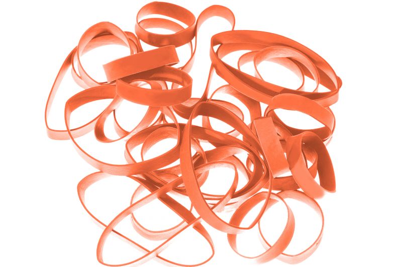 Latex free rubber bands