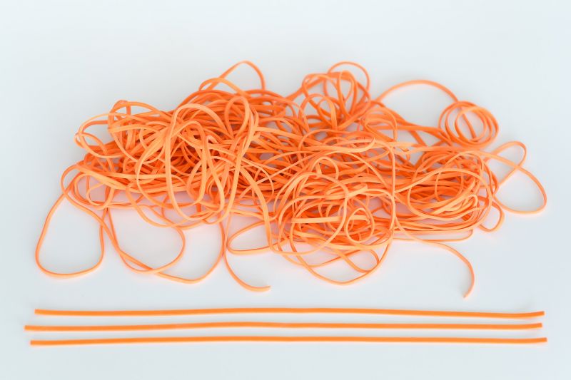 Non-latex rubber bands for the medical & pharmaceutical industry